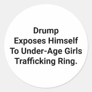 Adesivo Drump Se Exibe para Menina Hankamer Artjunkhaus
