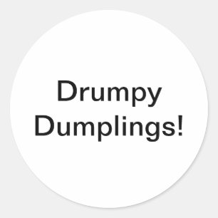 Adesivo Drumpy Dumplings Jeff Hankamer Artjunkhaus Comic