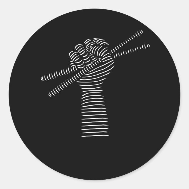 Adesivo Drumsticks Drummer (Frente)