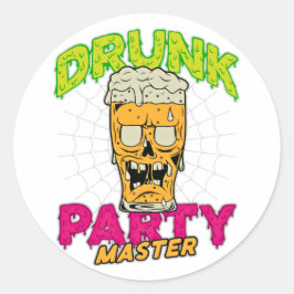 Adesivo Drunk Zombie Sticker