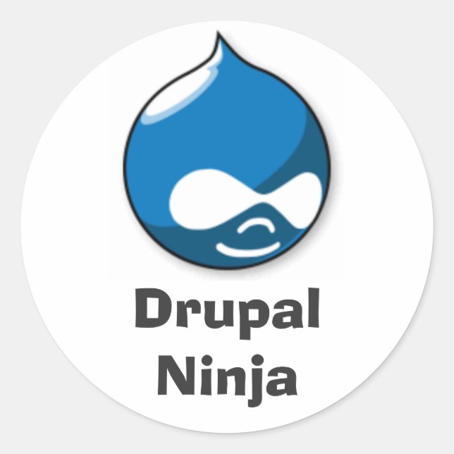 Adesivo Drupal Ninja (Frente)