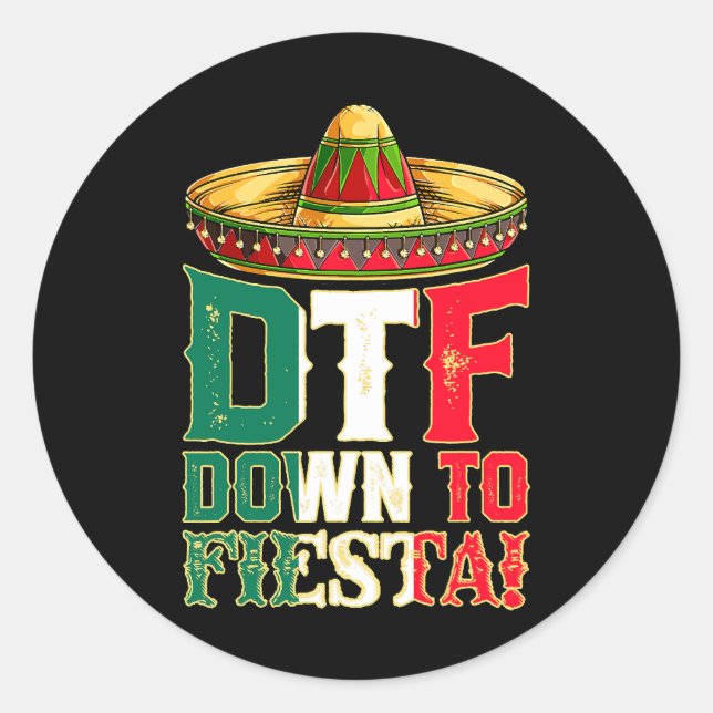 Adesivo DTF Para Fiesta México Cinco de Mayo Men Mexica (Frente)