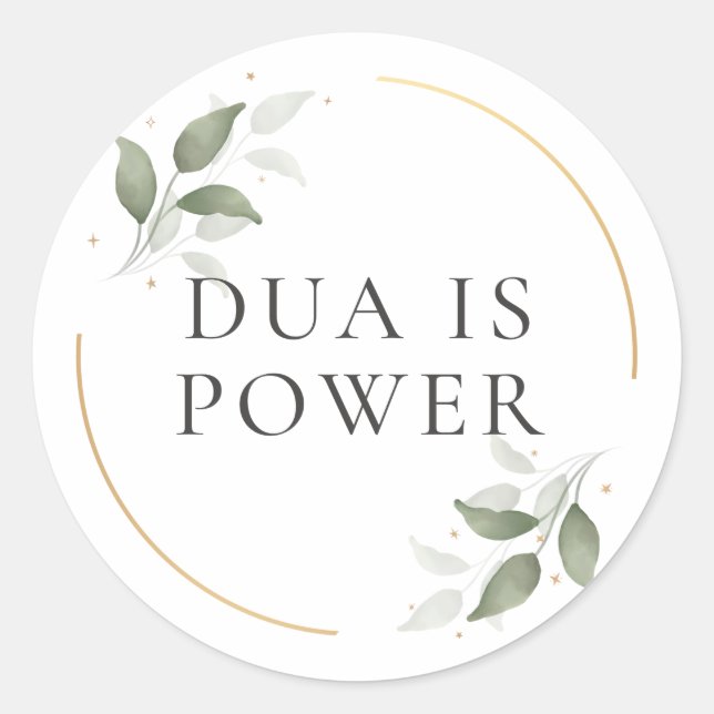 Adesivo Dua é Power (Frente)