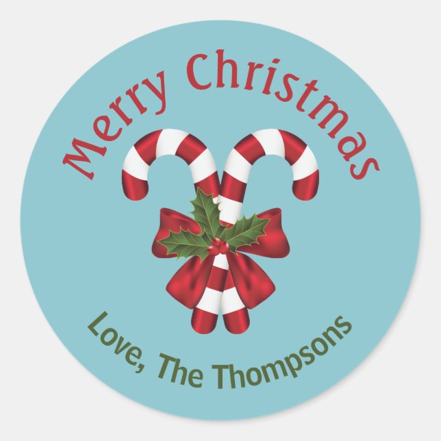 Adesivo Duas Canas Vermelhas E Brancas Em Azul Com Texto (Frente)