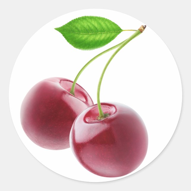 Adesivo Duas cerejas doces (Frente)