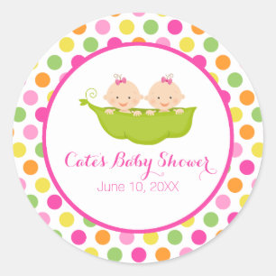 Adesivo Duas ervilhas em um pote, Bolinhas Stick