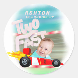 Adesivo Duas Festas de aniversário rápidas