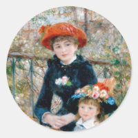Duas Irmãs em Terrace por Renoir. Impressão de art