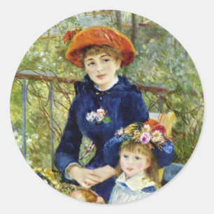 Adesivo Duas Irmãs (Na Varanda) Por Pierre Renoir