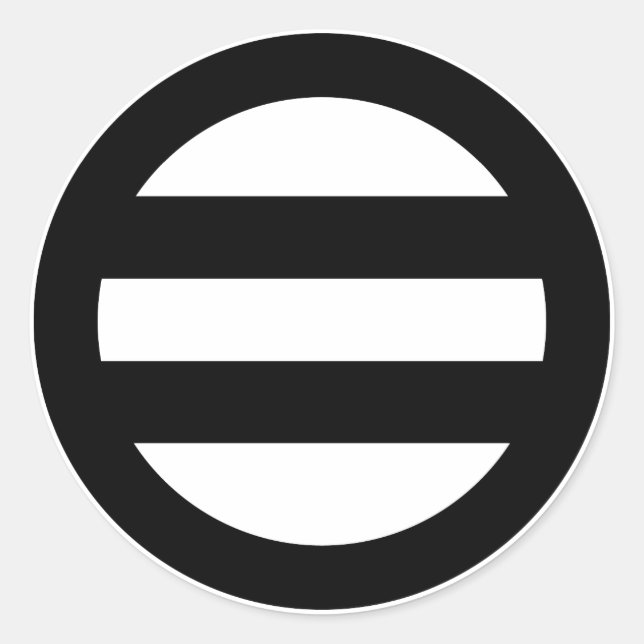 Adesivo Duas linhas, circuladas (Frente)