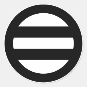 Adesivo Duas linhas, circuladas