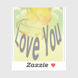 Adesivo Duas Palavras... Te Amo. Sobre o Pássaro Phoenix A