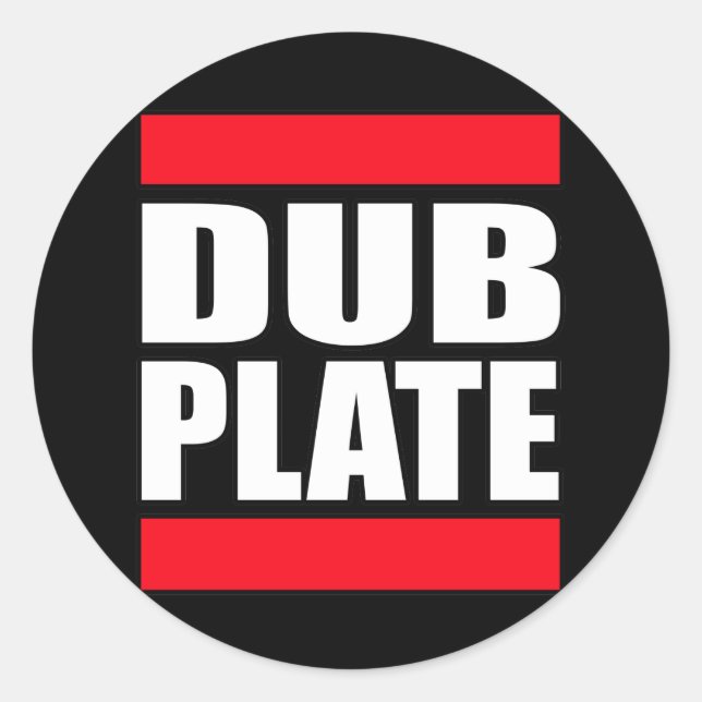 Adesivo Dub Plate Dubplate (Frente)
