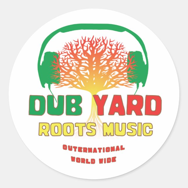 Adesivo Dub Yard Roots Music (Frente)