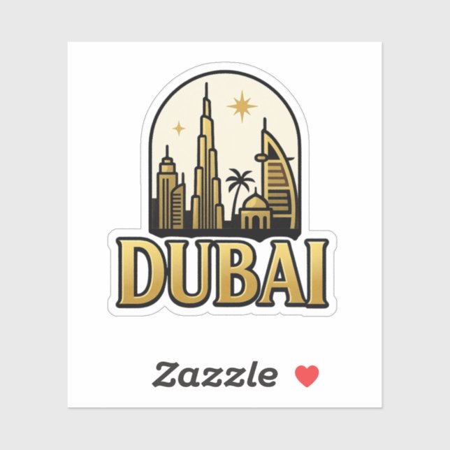 Adesivo Dubai (Folha)