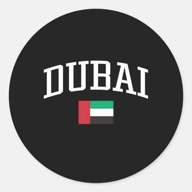 Adesivo Dubai, Emirados Árabes Unidos (Frente)