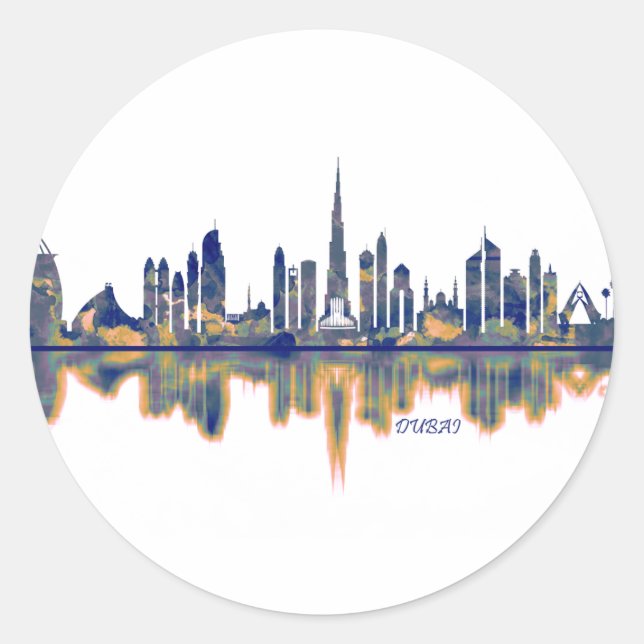 Adesivo Dubai Skyline (Frente)