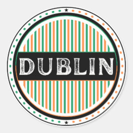 Adesivo Dublin City Pride Emblem – Irish Identity