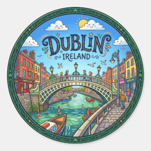 Adesivo Dublin Irlanda