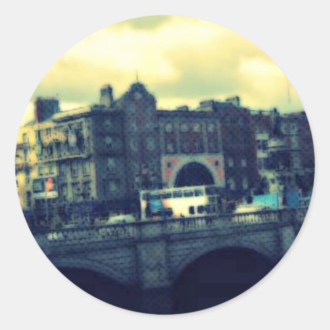 Adesivo Dublin Pop Art (Frente)