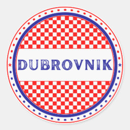 Adesivo Dubrovnik City Pride Emblem – Croatian Identity