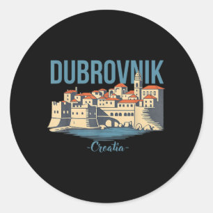 Adesivo Dubrovnik Croácia Dubrovnik Viagem Croácia Verão