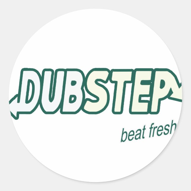 Adesivo DUBSTEP ganha fresco (Frente)
