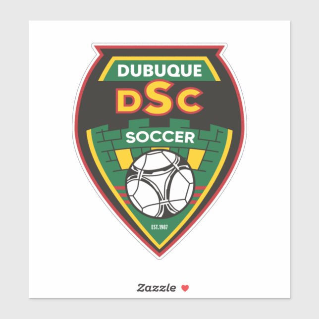 Adesivo Dubuque Soccer Club Car Decal (Folha)