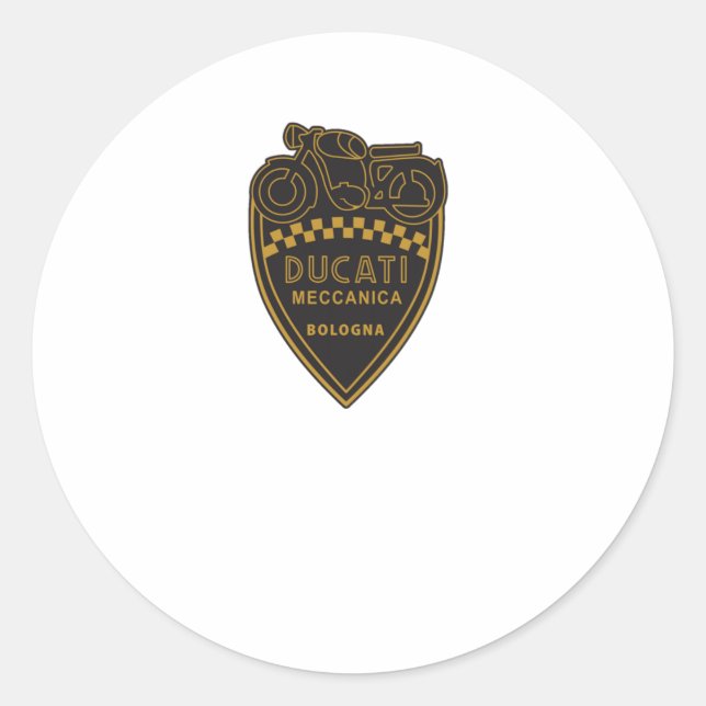 Adesivo Ducati do logotipo3 (Frente)