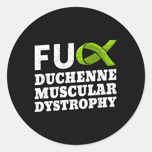 Adesivo Duchenne Muscular Distrofia Guerreiro Ribb (Frente)
