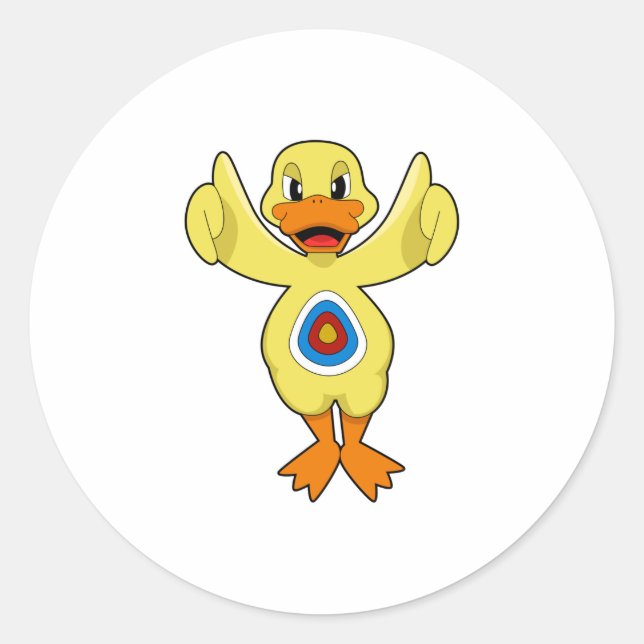 Adesivo Duck Darts Bullseye (Frente)