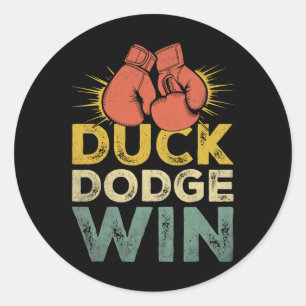 Adesivo Duck Dodge Win Boxer Esportivo Resistência Gym Atl