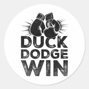 Adesivo Duck Dodge Win Boxer Esportivo Resistência Gym Atl