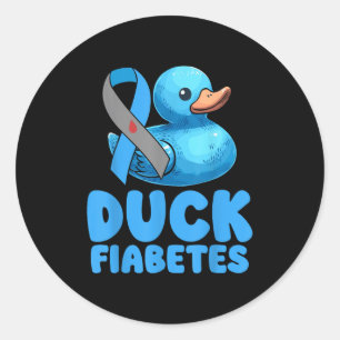 Adesivo Duck Fiabetes Sensibilização Mês Insulina Pan