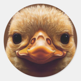 Adesivo Duck Life Like Portraje Beak com Penas Amarelas