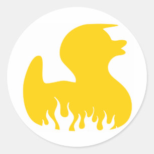 Adesivo Duckie de borracha Rockabilly