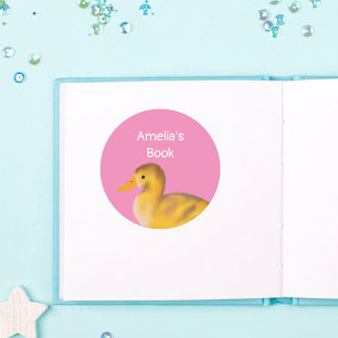 Adesivo Duckling Personalizado Este livro pertence a
