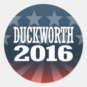 Adesivo Duckworth - Tammy Duckworth 2016