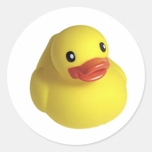 Adesivo Ducky de borracha amarelo
