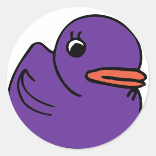 Adesivo Ducky roxo