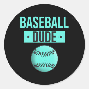 Adesivo Dude de Merchandise Perfeito do Baseball Dude