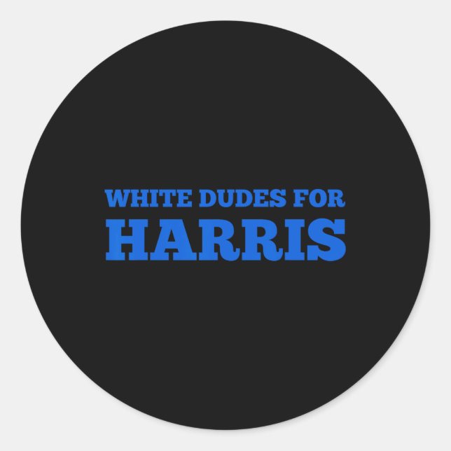 Adesivo Dudes Para Harris Kamala Harris Campa Eleitoral 20 (Frente)