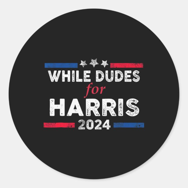 Adesivo Dudes Para Kamala Harris 4 (Frente)