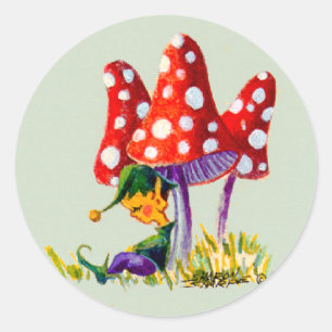 Adesivo DUENDE & COGUMELO por SHARON SHARPE