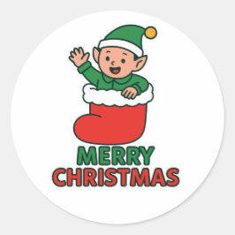 Adesivo Duende de Natal