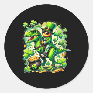 Adesivo Duende Montando Dinossauro T Rex St Pat Trex Patri