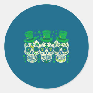 Adesivo Duendes de Açúcar Irlandeses Mexicanos Caveira Leg