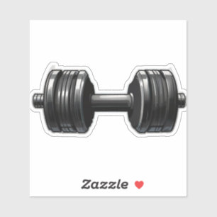 Adesivo Dumbbell Stickers para os Entusiastas do Gym