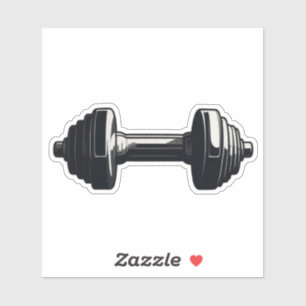 Adesivo Dumbbell Stickers para os Entusiastas do Gym