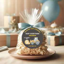 Adesivo "DUMP EVERYTHING! Construction Birthday 2